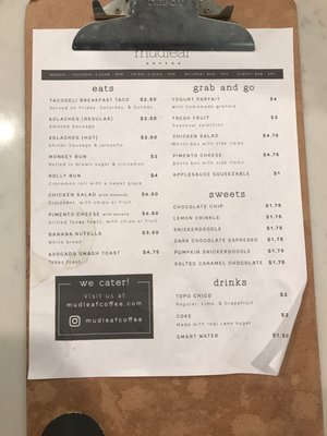 Menu photo 8 Mudleaf Coffee Plano, TX