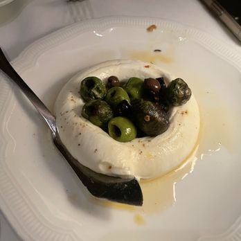 Monarch - Whipped ricotta with truffle, honey, and olives - Italian Near Me - Dallas, Texas