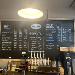The Union Coffee Shop - Menu