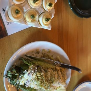 Freight House - Deviled eggs and the grilled Caesar salad that was the BEST! - American Near Me - Paducah, Kentucky Freight House - Deviled eggs and the grilled Caesar salad that was the BEST! - American Near Me - Paducah, Kentucky