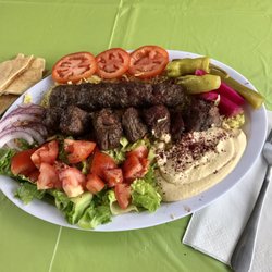 Pita Spot - Beef Kabob Plate at Pita Spot, Torrance, CA