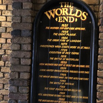 The World's End - Critical history lesson at Worlds End! - Pubs Near Me - London, XGL The World's End - Critical history lesson at Worlds End! - Pubs Near Me - London, XGL
