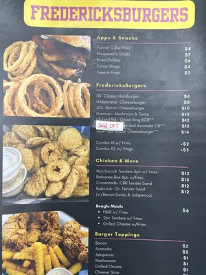 Menu photo 7 Fredericksburgers San Antonio, TX