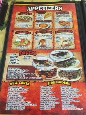 Menu photo 7 Taqueria Jalisco 3 San Antonio, TX