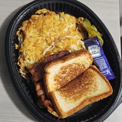 Waffle House - Texas bacon melt plate $9.25