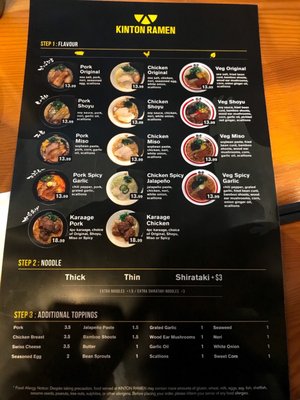 Menu photo 6 KINTON RAMEN UBC Vancouver, BC