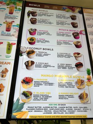 Menu photo 2 Bora Bora Smoothie Cafe New Haven, CT Menu photo 2 Bora Bora Smoothie Cafe New Haven, CT