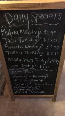 Menu photo 8 VIP Tacos Anaheim, CA
