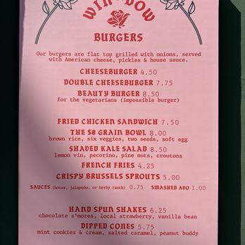 The Win-Dow at The Grove - Burgers Near Me - Los Angeles, California The Win-Dow at The Grove - Burgers Near Me - Los Angeles, California