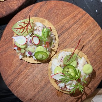Quique Crudo - Tostada crab - Cocktail Bars Near Me - New York, New York Quique Crudo - Tostada crab - Cocktail Bars Near Me - New York, New York