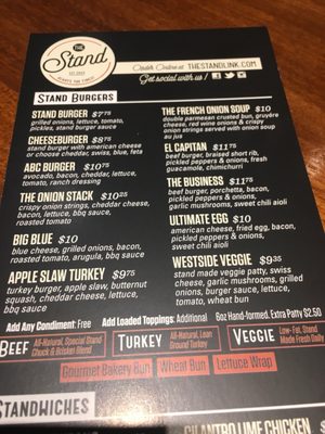 Menu photo 8 The Stand - American Classics Redefined Newport Beach, CA Menu photo 8 The Stand - American Classics Redefined Newport Beach, CA