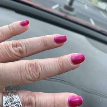 Pure Nails - Uneven polish from Pure Nails in Schaumburg, IL. $70! - Nail Salons Near Me - Schaumburg, Illinois