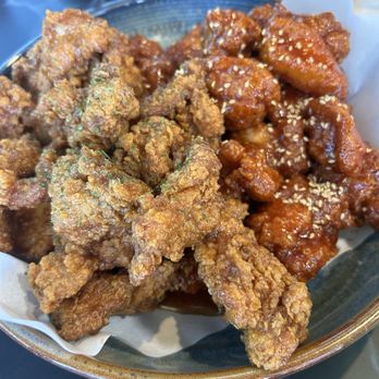 King Katsu Land - Half and half (butter garlic and yang-nyeom) - Asian Fusion Near Me - Newark, California