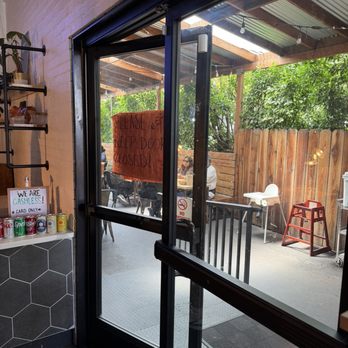 Moo's Craft Barbecue - Outside dining area. It extends both to the left and right sides. - Barbeque Near Me - Los Angeles, California Moo's Craft Barbecue - Outside dining area. It extends both to the left and right sides. - Barbeque Near Me - Los Angeles, California