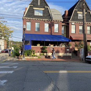Lucca Ristorante - Street view of this very cute restaurant and their beautiful outdoor patio. - Italian Near Me - Pittsburgh, Pennsylvania Lucca Ristorante - Street view of this very cute restaurant and their beautiful outdoor patio. - Italian Near Me - Pittsburgh, Pennsylvania