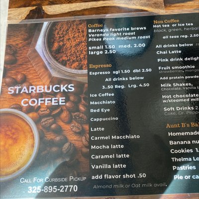 Menu photo 2 Barney’s Coffee Shop Brady, TX Menu photo 2 Barney’s Coffee Shop Brady, TX