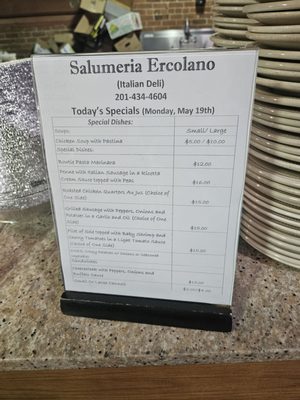 Menu photo 2 Salumeria Ercolano Jersey City, NJ Menu photo 2 Salumeria Ercolano Jersey City, NJ