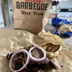 City Barbeque - Brisket sandwich