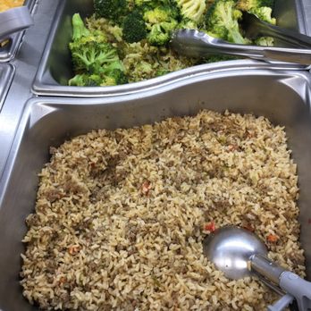 Veranda Cafe - Dirty Rice & Broccoli - Cafeteria Near Me - Marshall, Texas
