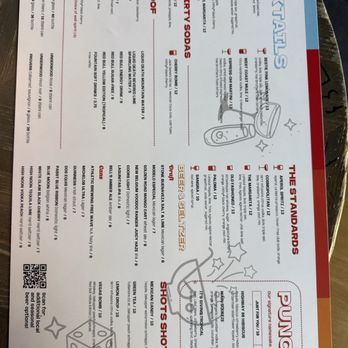 Punch Bowl Social - Drink menu - Gastropubs Near Me - Rancho Cucamonga, California