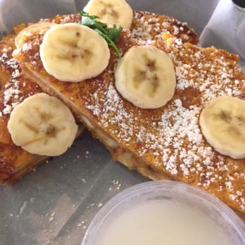 Scramblers Cafe - Cap crunch Mac pb French toast. Get it. Get it now. Don't forget the coconut syrup. - Breakfast & Brunch Near Me - Norco, California Scramblers Cafe - Cap crunch Mac pb French toast. Get it. Get it now. Don't forget the coconut syrup. - Breakfast & Brunch Near Me - Norco, California