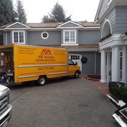 All Access Roofing - Gutter replacement in 6k profile Seamless Aluminum gutter
