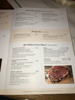 Menu photo 7 Kutscherschänke Dresden, SN Menu photo 7 Kutscherschänke Dresden, SN