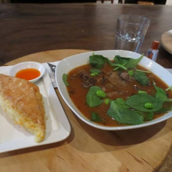 Ravi Soups - Beef flank soup, with edamame, mushroom - Sandwiches Near Me - Toronto, Ontario