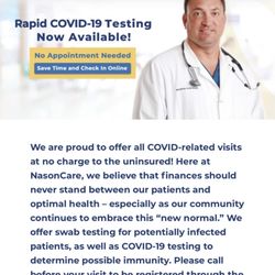 NasonCare - Nothing mentioned about any must see doctor before extra charge!! Or must bring an id