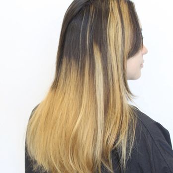 Soho Hair Salon - Uneven blending, brassy tones, streaky colors. (Supposed to be a balayage) - Hair Salons Near Me - Honolulu, Hawaii Soho Hair Salon - Uneven blending, brassy tones, streaky colors. (Supposed to be a balayage) - Hair Salons Near Me - Honolulu, Hawaii