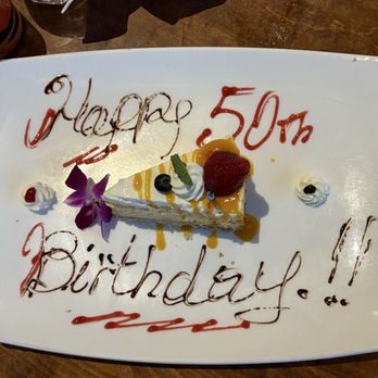 Puerto 27 Peruvian Kitchen & Pisco Bar - Birthday cheesecake - Peruvian Near Me - Pacifica, California Puerto 27 Peruvian Kitchen & Pisco Bar - Birthday cheesecake - Peruvian Near Me - Pacifica, California