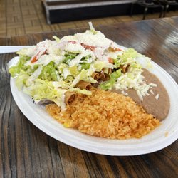 Tacos Los Plebes - Chicken flautas.
