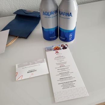 Miami Marriott Biscayne Bay - Room key and complimentary bottles of water. - Hotels Near Me - Miami, Florida Miami Marriott Biscayne Bay - Room key and complimentary bottles of water. - Hotels Near Me - Miami, Florida