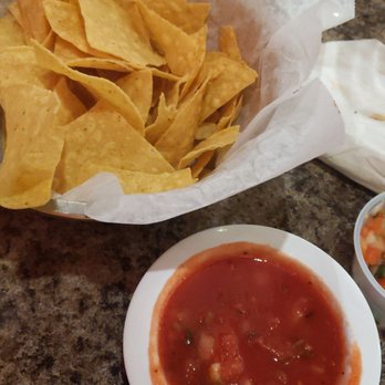 Tequilas Tacos and Bar - Chips and salsa.....I mixed pico de Gallo in it. - Mexican Near Me - Charlotte, North Carolina Tequilas Tacos and Bar - Chips and salsa.....I mixed pico de Gallo in it. - Mexican Near Me - Charlotte, North Carolina