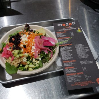 Mezeh - Greens bowl. - Mediterranean Near Me - Oxon Hill, Maryland