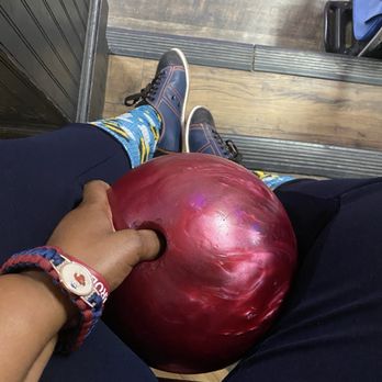 AMF Norfolk Lanes - Waiting my turn after putting on my shoes and getting a ball - Bowling Near Me - Norfolk, Virginia