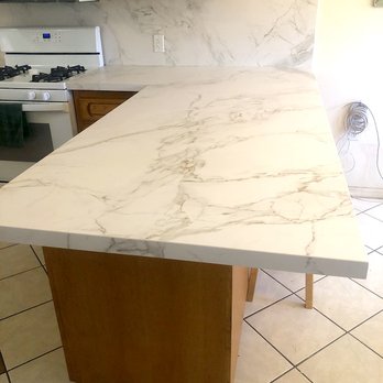 Inland Counter Tops - Counter, backsplash, sink & faucet remodel. Dekton counter & backsplash. Beautiful work! - Countertop Installation Near Me - Rialto, California