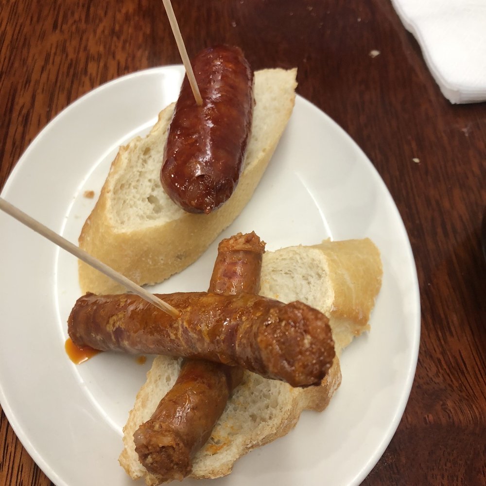 Bar Ignacio - Chorizo and Txistorra sausage pintxos - Bars Near Me - Hondarribia, SS