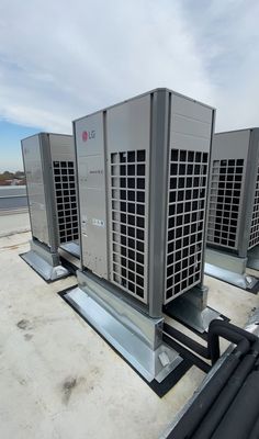 VRF System - Brand new VRF installation for commercial project. VRF System - Brand new VRF installation for commercial project.