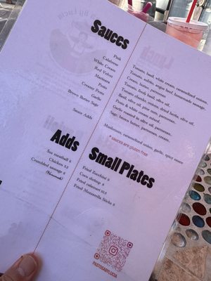 Menu photo 2 Pastosa By Lucia Galt, CA