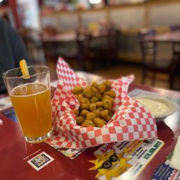 Fried Okra with spicy ranch dip. Fried Okra with spicy ranch dip.