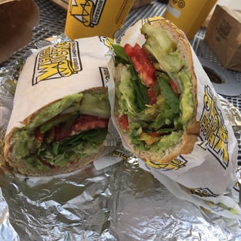 Which Wich - Absolutely delicious avocado and tomato sub loaded with veggies on wheat bread :) - Sandwiches Near Me - Asheville, North Carolina