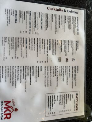 Menu photo 1 MKR Kitchen & Bar White Rock, BC Menu photo 1 MKR Kitchen & Bar White Rock, BC