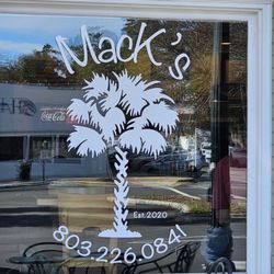 MacK's - Front window