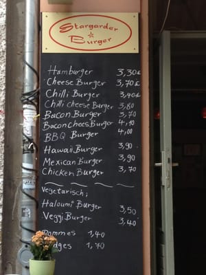 Menu photo 1 Stargarder Burger Berlin, BE