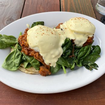 Nook - honey chipotle carnitas benedict - New American Near Me - Tucson, Arizona Nook - honey chipotle carnitas benedict - New American Near Me - Tucson, Arizona