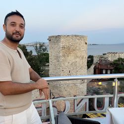 Şebnem Hotel - Ali on rooftop terrace