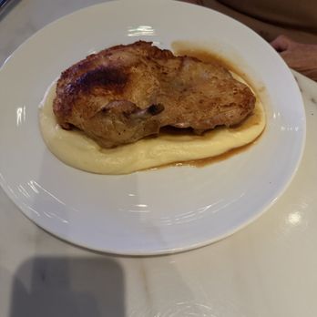 Spago - Roasted Half Jidori Chicken on mashed potatoes - New American Near Me - Las Vegas, Nevada Spago - Roasted Half Jidori Chicken on mashed potatoes - New American Near Me - Las Vegas, Nevada
