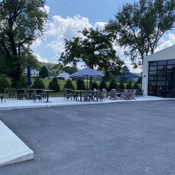 The Roast Coffee and Cafe - Outside area with fire pit - Coffee & Tea Near Me - Glen Arm, Maryland