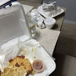 La Casita Pupusas & Latin Food - Loroco & cheese pupusas